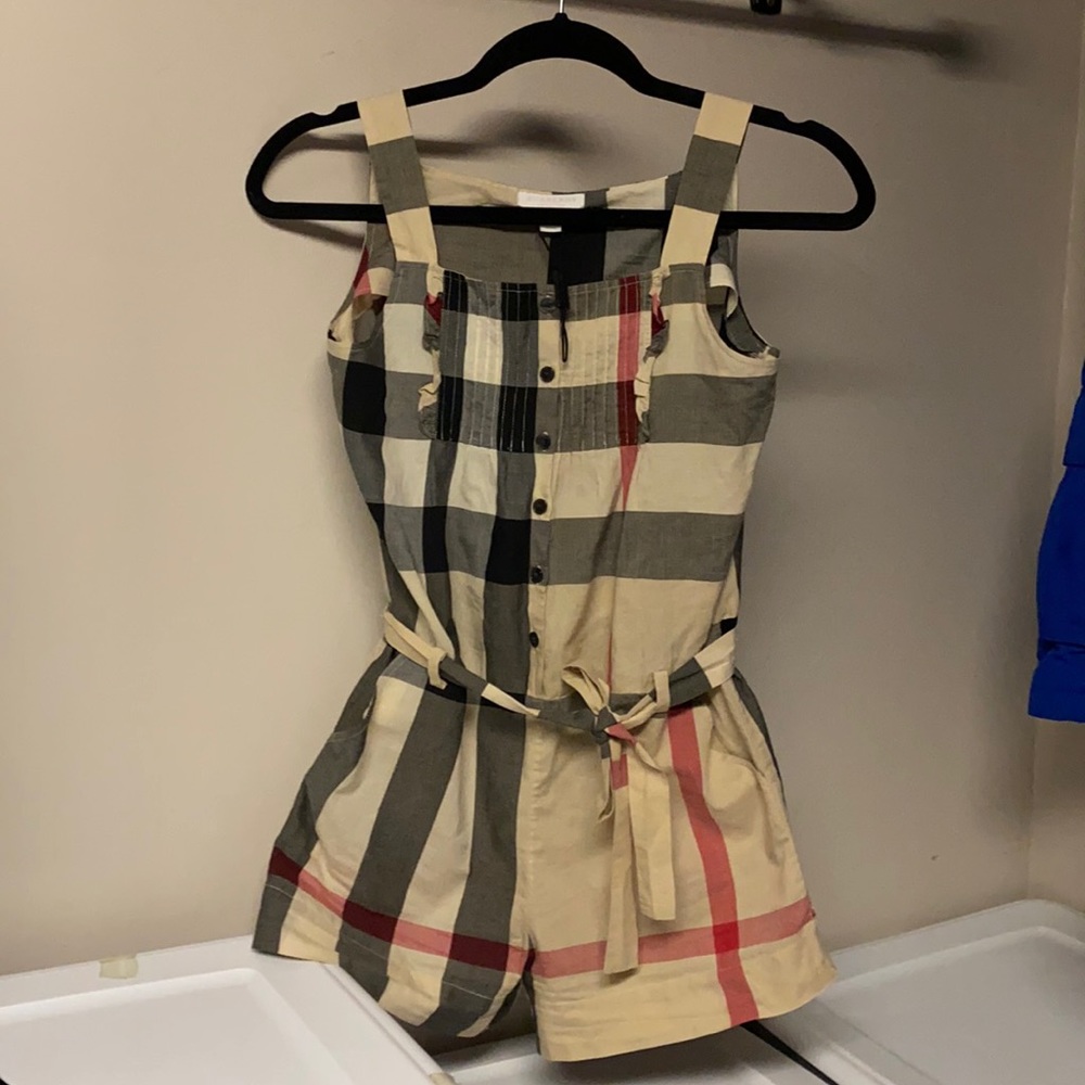 Burberry girls romper
